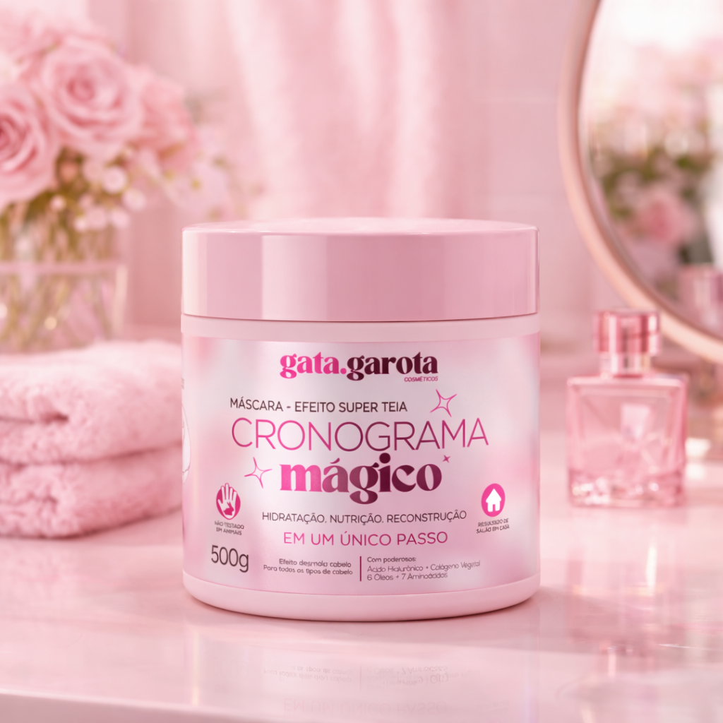 Kit Cronograma Mágico Gata Garota